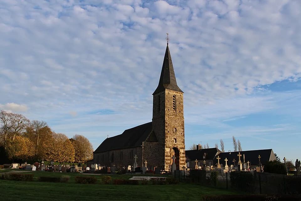 Photo du secteur de « Entre bois et vallées » : Église Notre-Dame-et-Sainte-Anne de Carville.jpg