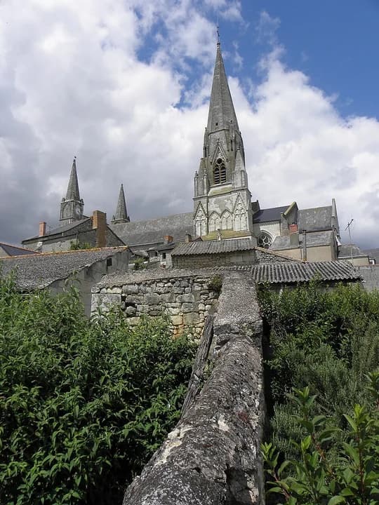 Photo du secteur de « Du Puy en Val » : Le Puy-Notre-Dame (49) Collégiale Notre-Dame - Extérieur - 13.jpg