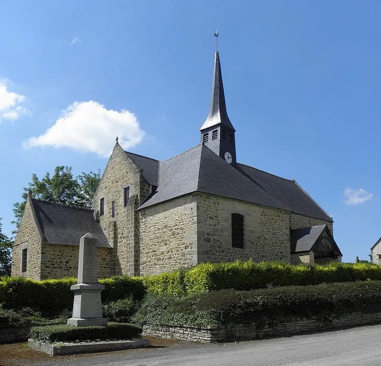 Photo du secteur de « Les virées Madennaises (La virée de la vieille Rance) » : Saint-Maden (22) Église Saint-Jean 01.JPG