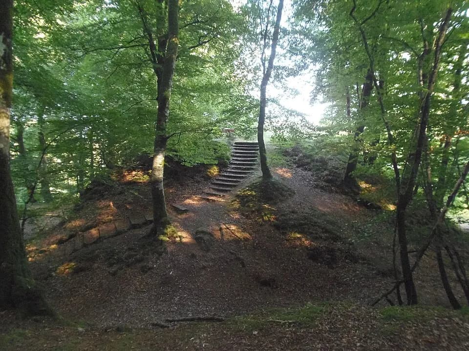 Photo du secteur de « Les roches blanches » : FranceNormandieSaintSeverCalvadosMotteVieuxChateau.jpg