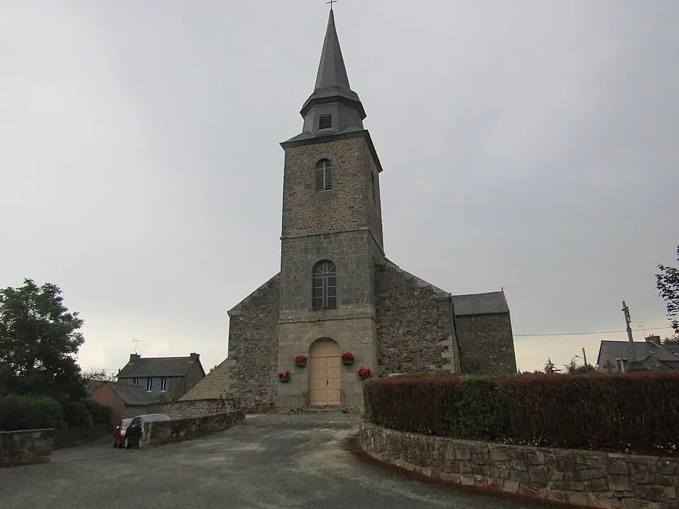 Photo du secteur de « Circuit du bois de la Salle » : Eglise Saint-Oswald de Lantic.jpg