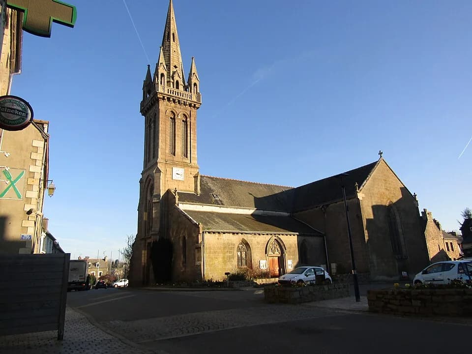 Photo du secteur de « Circuit Viaduc de Blanchardeau » : Église Saint-Samson de Lanvollon.jpg
